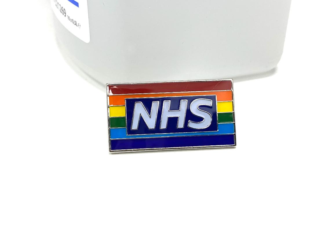 Nhs Rainbow Pin Badge Sapiens Medical